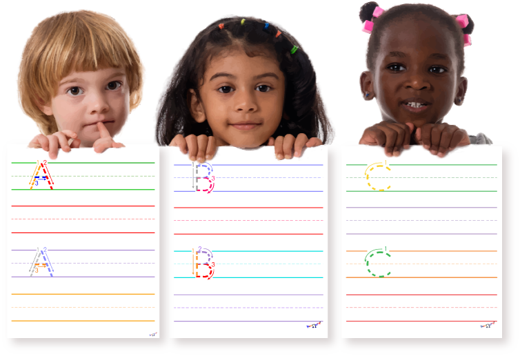 digital alphabet letter worksheets