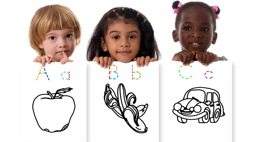 digital abc coloring sheets